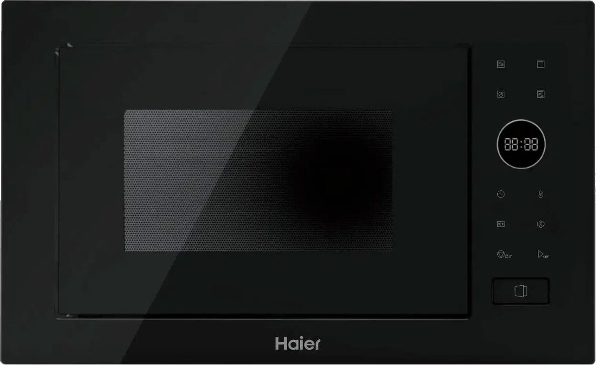 Встраиваемая микроволновая печь HAIER HMX-BPG259B, 25л, 900Вт, черный [td0048651ru]